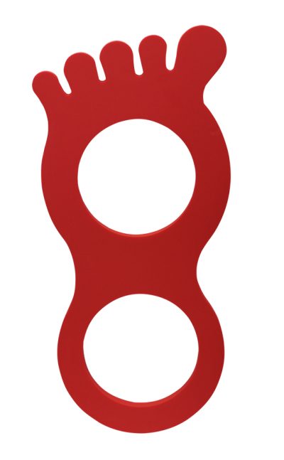 TAPIZ CON FORMA DE PIE 4 CM
