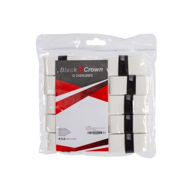 BOLSA 12 OVERGRIPS BLACK CROWN LISO BLANCO BOLSA 12 OVERGRIPS BLACK CROWN LISO BLANCO