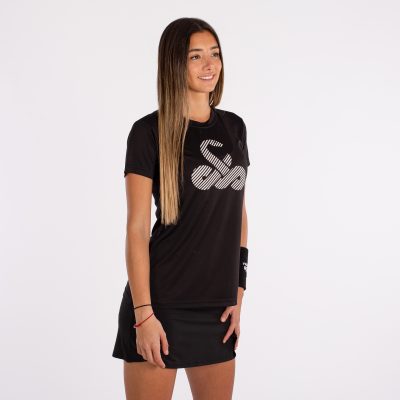 camiseta vibor-a taipan mujer negro CAMISETA VIBOR-A TAIPAN MUJER