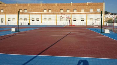 juego postes voleibol metálicos ø 80mm trasladables 3 JUEGO POSTES VOLEIBOL METÁLICOS Ø 80MM TRASLADABLES
