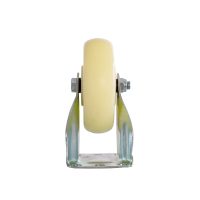 RUEDA DE NYLON FIJA CON ESTRUCTURA METÁLICA