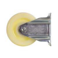 RUEDA DE NYLON FIJA CON ESTRUCTURA METÁLICA
