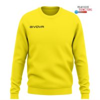 sudadera givova one cuello redondo amarillo 1 SUDADERA GIVOVA ONE CUELLO REDONDO