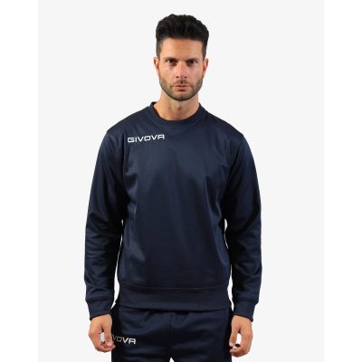sudadera givova one cuello redondo marino 3 SUDADERA GIVOVA ONE CUELLO REDONDO
