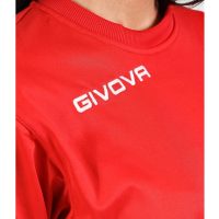 sudadera givova one cuello redondo rojo 4 SUDADERA GIVOVA ONE CUELLO REDONDO