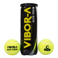 bote de 3 pelotas de pádel vibor-a elite tour 4 BOTE DE 3 PELOTAS DE PÁDEL VIBOR-A ELITE TOUR
